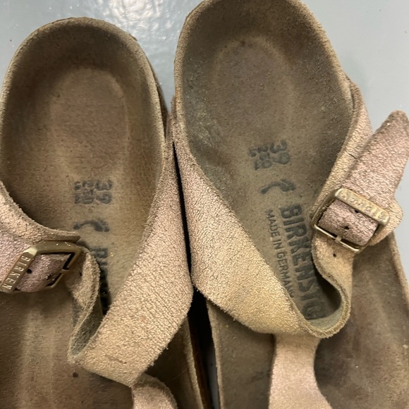 Birkenstock Gizeh Metallic Pink Sandals, size 39 - Picture 4 of 9